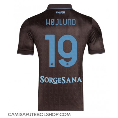 Camisa de time de futebol SSC Napoli Rasmus Hojlund #19 Replicas 3º Equipamento 2025-26 Manga Curta Camisa de time de futebol SSC Napoli Rasmus Hojlund #19 Replicas 3º Equipamento 2025-26 Manga Curta